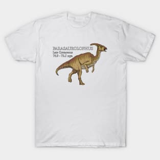 Realistic drawing of Parasaurolophus T-Shirt